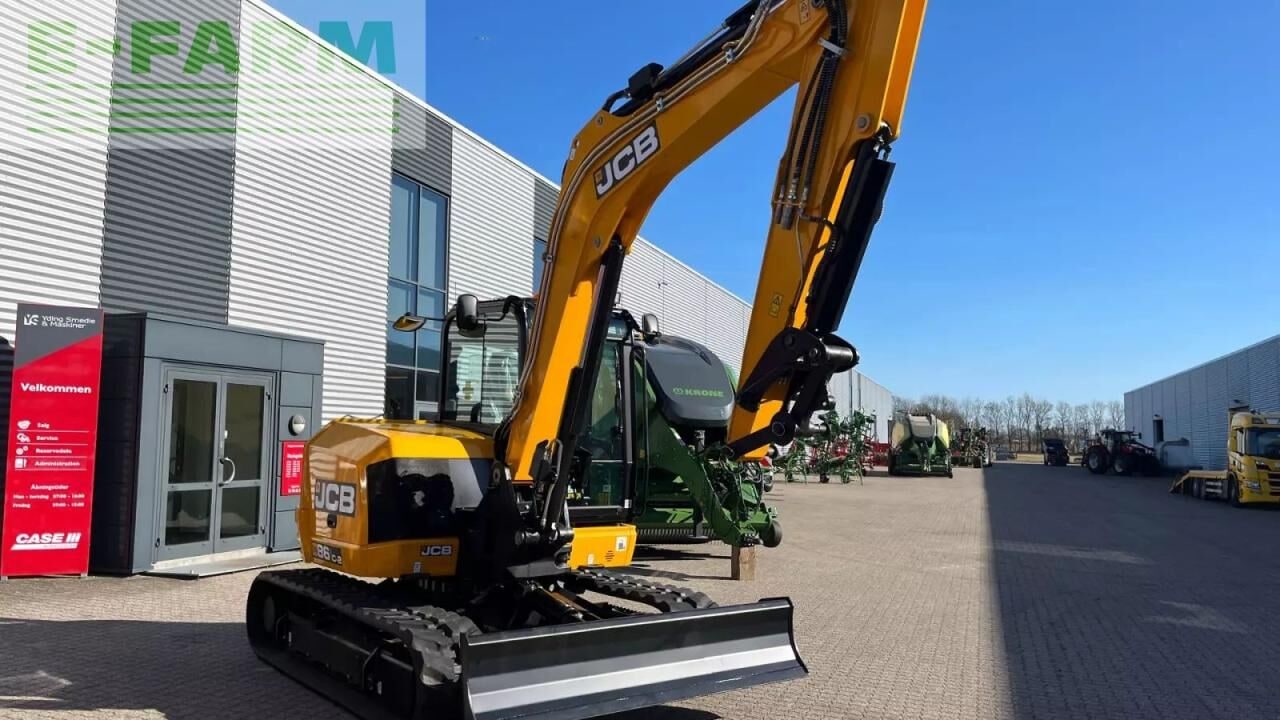 2026 JCB 86C-2 crawler excavator, front three-quarter view 2026 JCB 86C-2 crawler excavator, front three-quarter view
