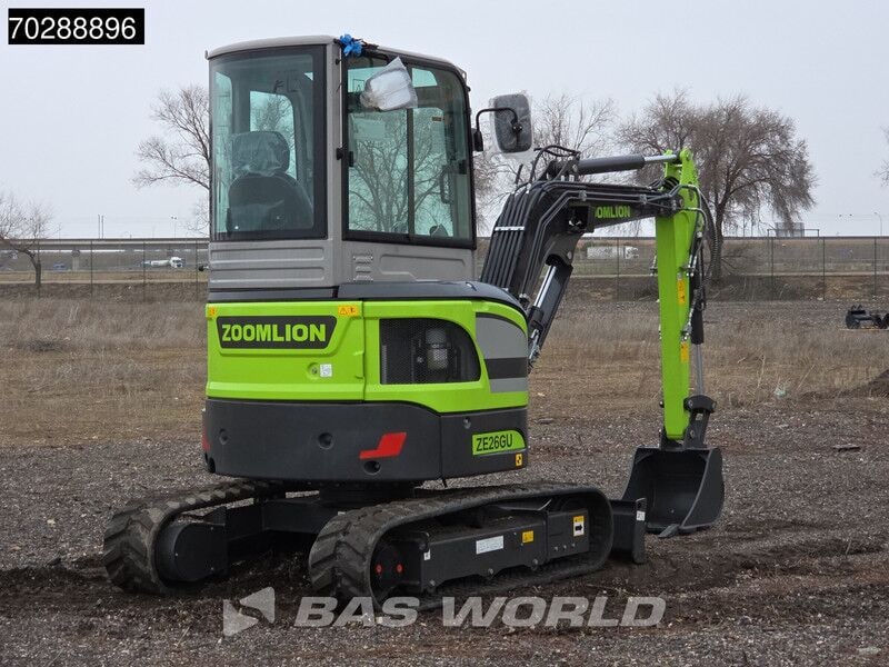 2024 Zoomlion ZE26GU mini excavator, side view 2024 Zoomlion ZE26GU mini excavator, side view
