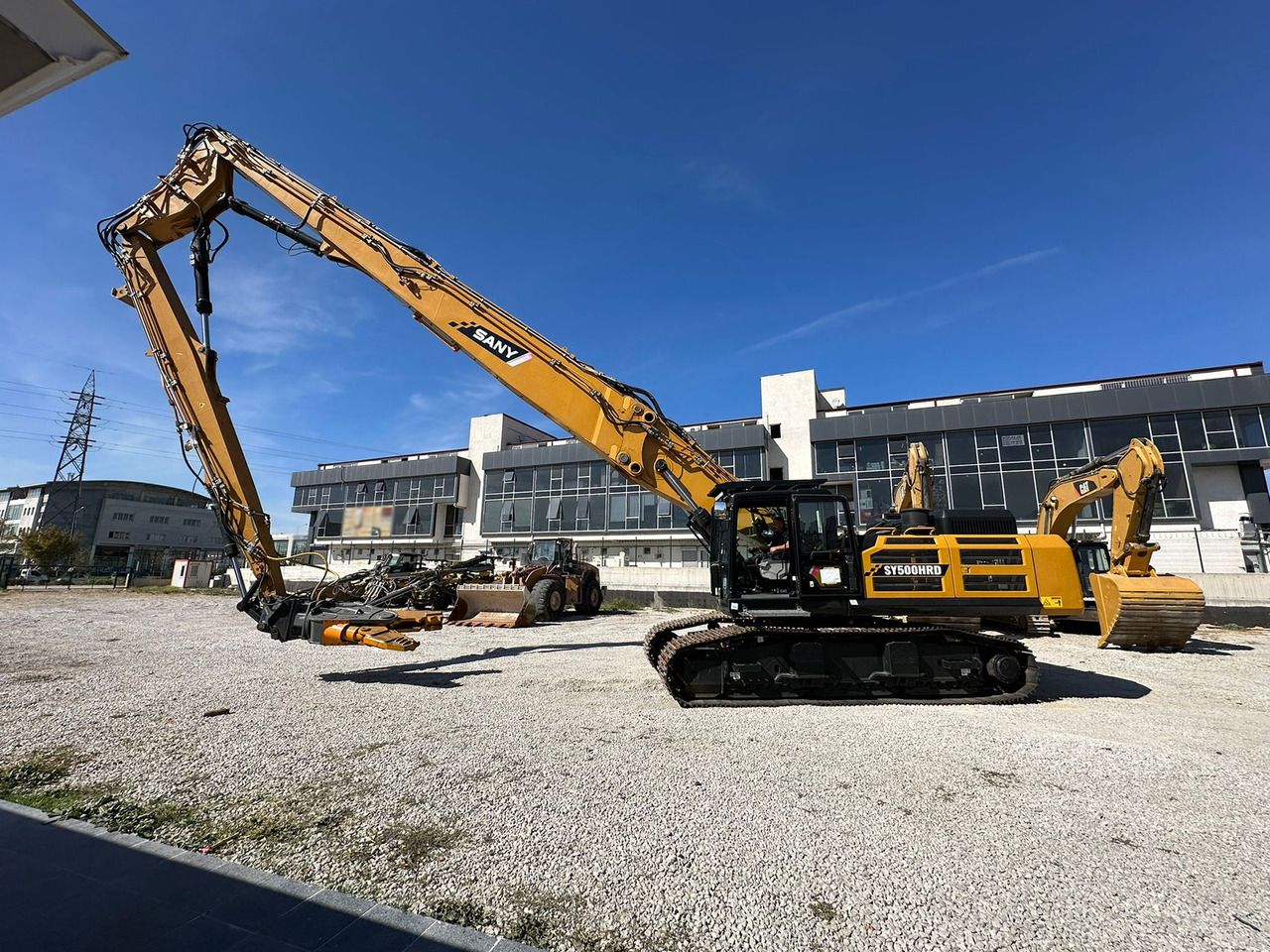 2019 Sany SY500HRD crawler excavator side view