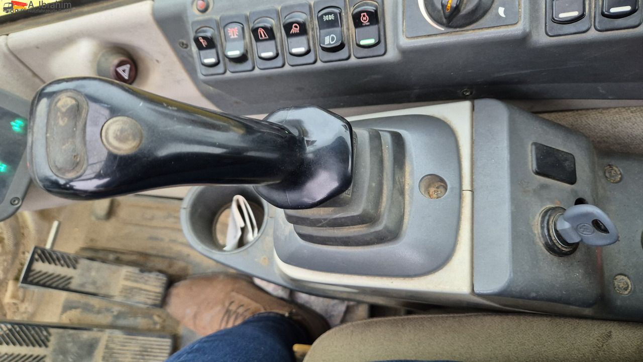 2009 New Holland MH 2.6 wheel excavator interior joystick view 2009 New Holland MH 2.6 wheel excavator interior joystick view