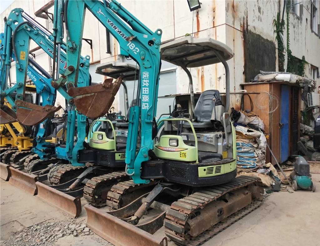 2023 Yanmar VIO 30 mini excavator, front three-quarter view 2023 Yanmar VIO 30 mini excavator, front three-quarter view