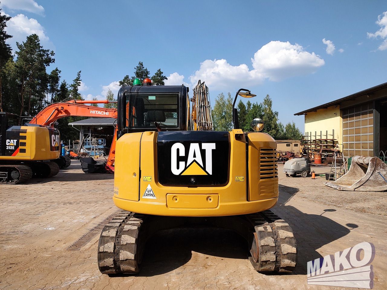 2015 Caterpillar 308E2CR crawler excavator rear view