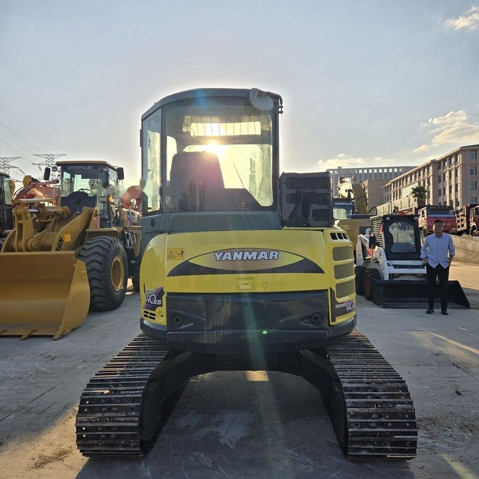 2023 Yanmar VIO55 mini excavator rear view 2023 Yanmar VIO55 mini excavator rear view
