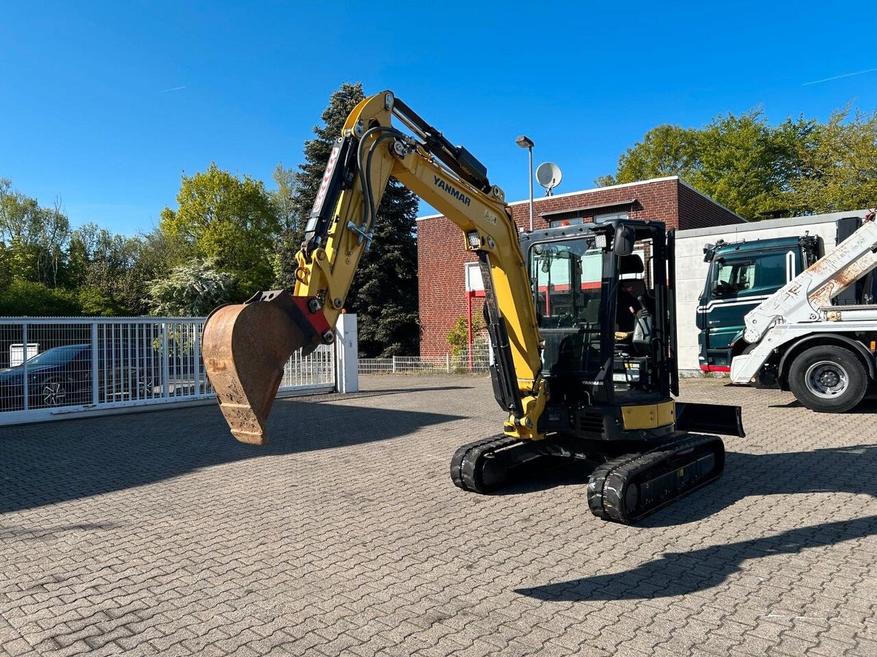 2020 Yanmar VIO38-6 mini excavator, side view 2020 Yanmar VIO38-6 mini excavator, side view
