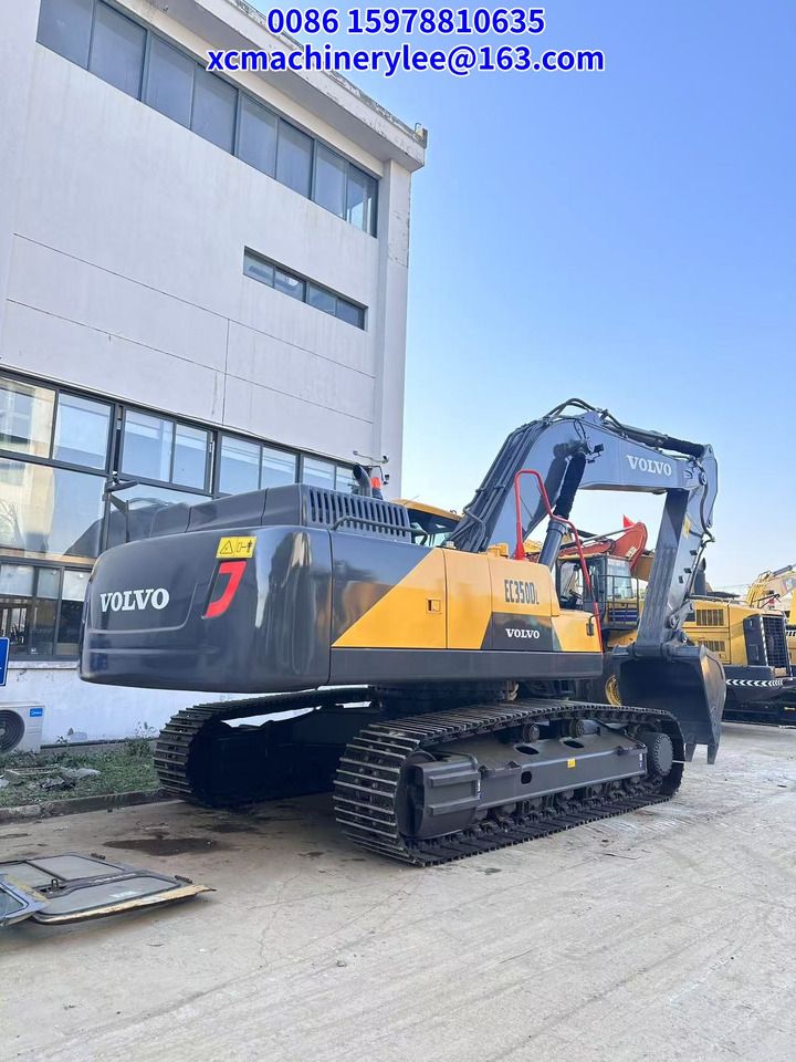 2024 Volvo EC350D crawler excavator, rear three-quarter view