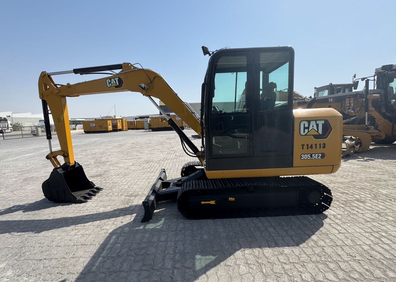 2023 Caterpillar 305.5E2 mini excavator, side profile view 2023 Caterpillar 305.5E2 mini excavator, side profile view