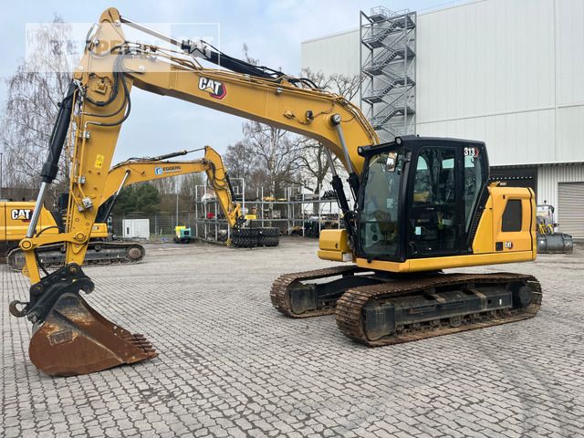 2022 Caterpillar 313-07A crawler excavator, side profile view 2022 Caterpillar 313-07A crawler excavator, side profile view