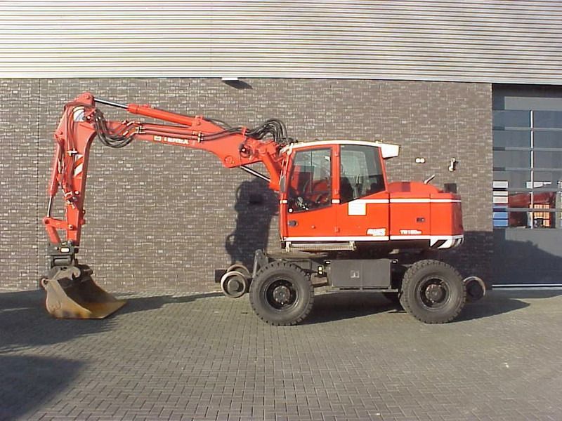 2009 Terex TW160SR wheel excavator side view