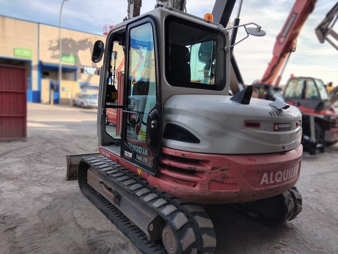 2018 Takeuchi TB290 mini excavator, rear three-quarter view 2018 Takeuchi TB290 mini excavator, rear three-quarter view