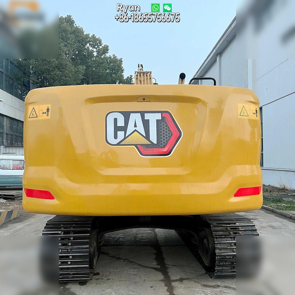2022 Caterpillar 320GC crawler excavator, rear view 2022 Caterpillar 320GC crawler excavator, rear view