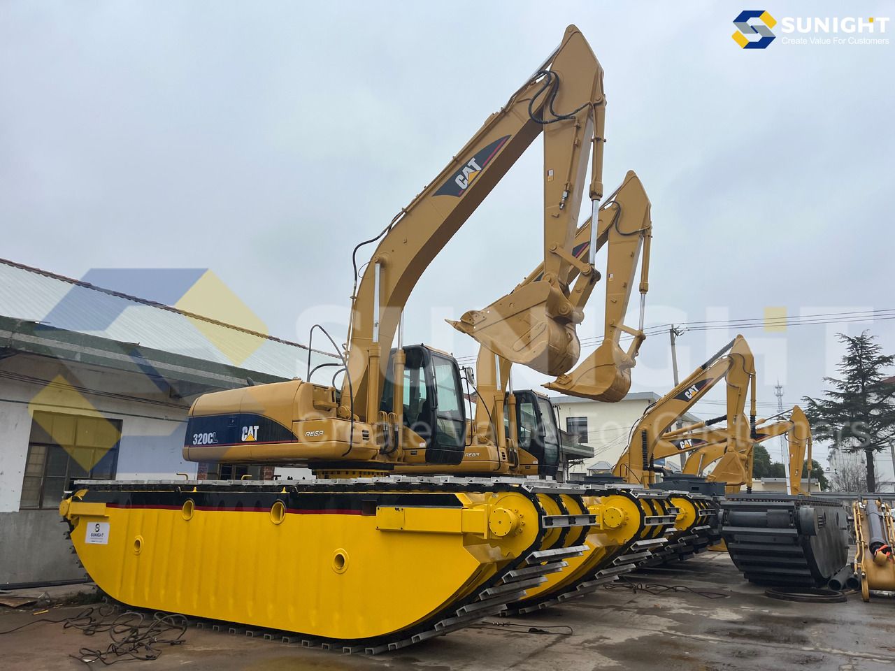 2018 Caterpillar 320CL koparka amfibijna, widok z boku 2018 Caterpillar 320CL koparka amfibijna, widok z boku