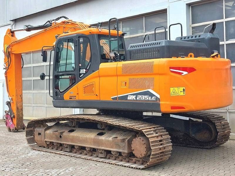2021 Doosan DX235 LC-7 crawler excavator, side view 2021 Doosan DX235 LC-7 crawler excavator, side view