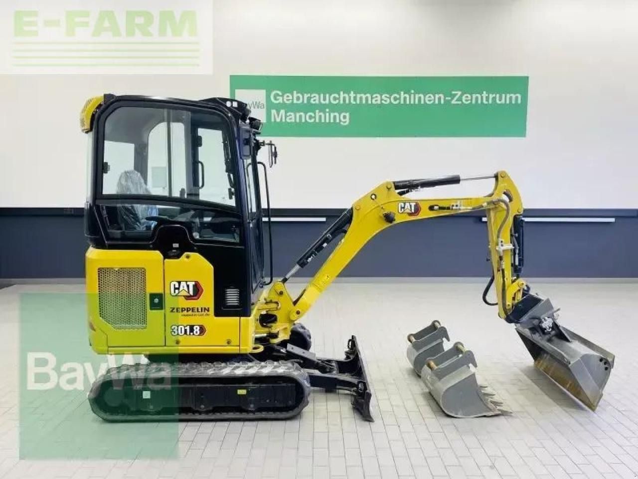 2023 Caterpillar 301.8 mini excavator, side view 2023 Caterpillar 301.8 mini excavator, side view