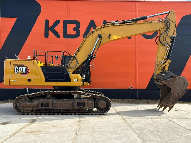 2022 Caterpillar 340 crawler excavator, side view 2022 Caterpillar 340 crawler excavator, side view