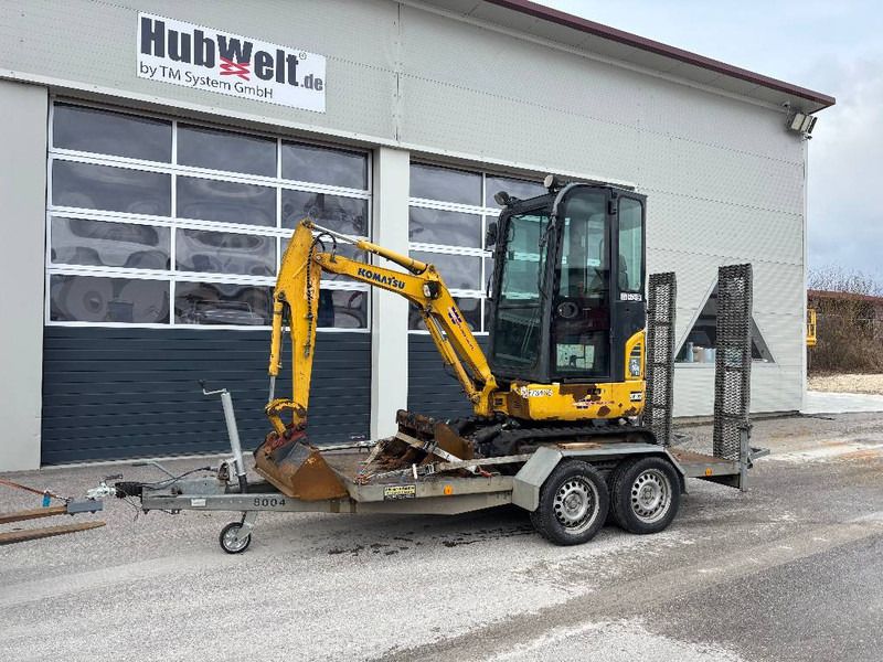 2018 Komatsu PC16R-3HS mini excavator side view