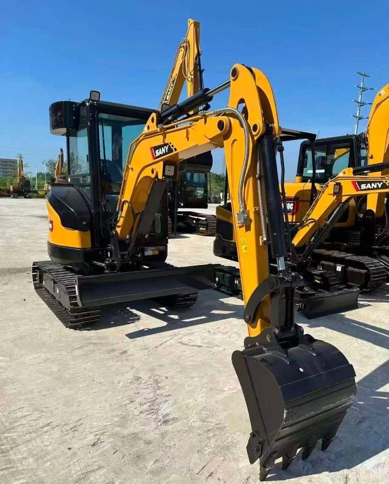 2025 Sany SY26 mini excavator, front three-quarter view 2025 Sany SY26 mini excavator, front three-quarter view