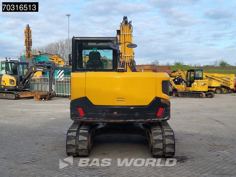 2023 Sany SY 80U mini excavator, rear view