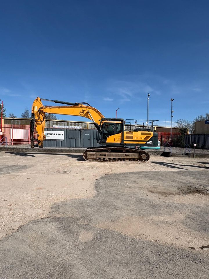 2019 Hyundai HX380 crawler excavator, side view