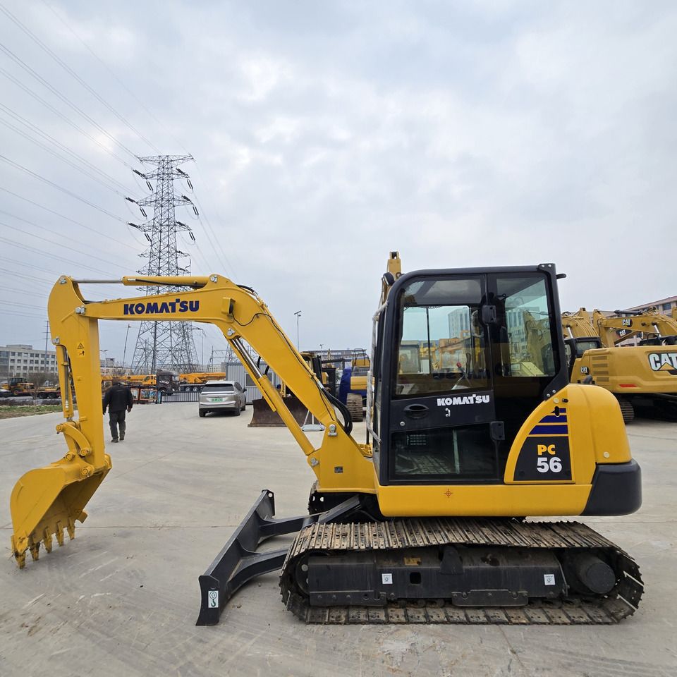 2022 Komatsu PC56-7 mini excavator side view 2022 Komatsu PC56-7 mini excavator side view