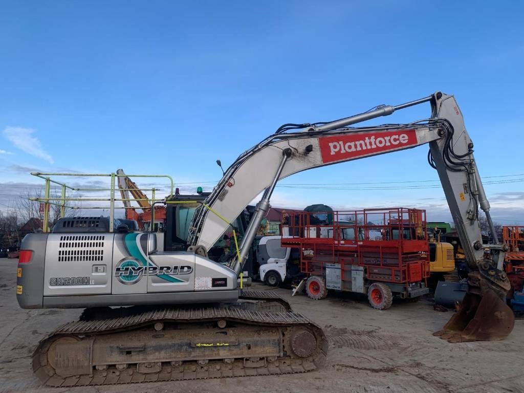 2018 Kobelco SK210HLC-10 crawler excavator side view