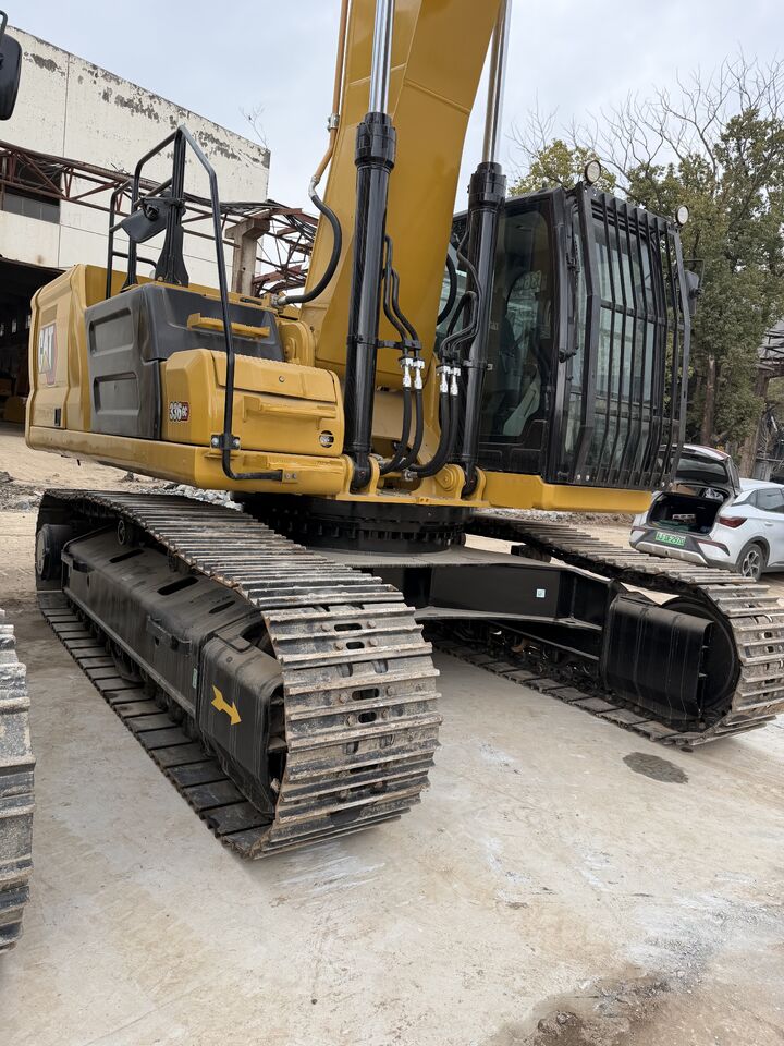 2025 Caterpillar 336GC crawler excavator, front three-quarter view