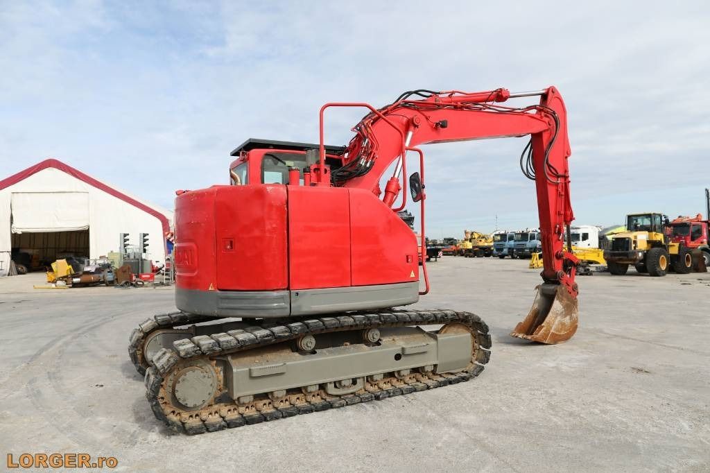 2014 Hyundai R145LCR crawler excavator, rear three-quarter view