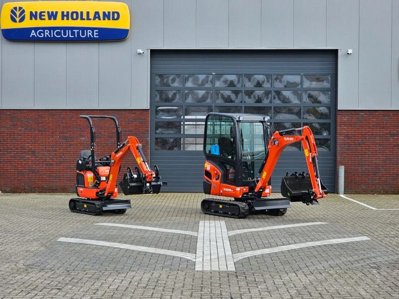 2026 Kubota KX019-4 mini excavator, front three-quarter view 2026 Kubota KX019-4 mini excavator, front three-quarter view