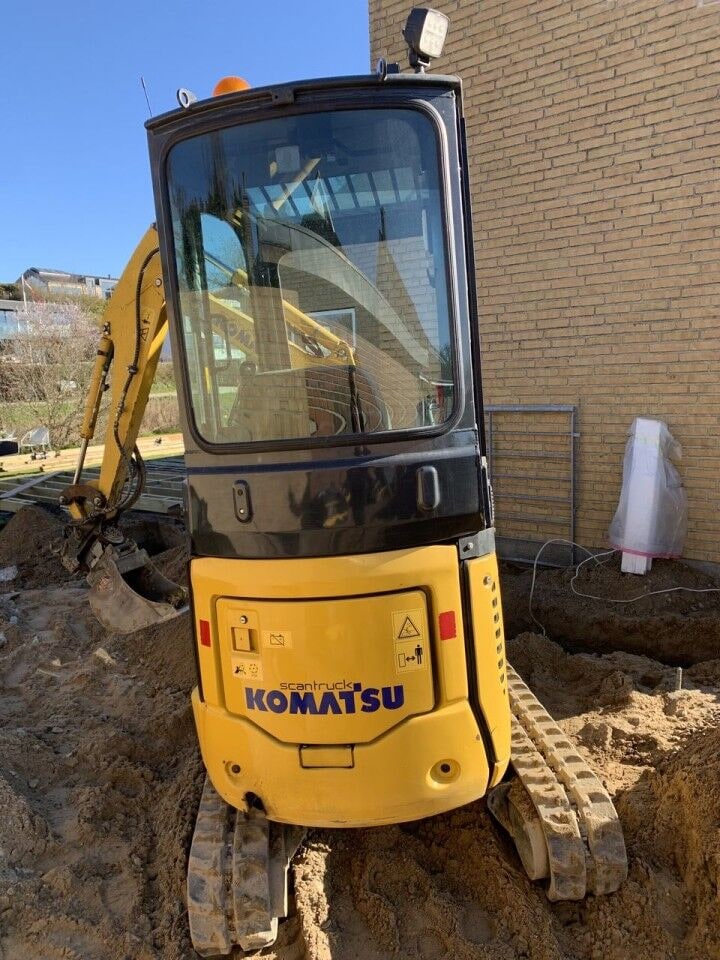 2022 Komatsu PC16R-3HS mini excavator, rear view 2022 Komatsu PC16R-3HS mini excavator, rear view
