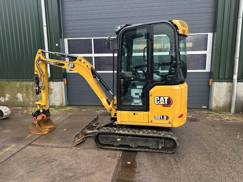 2021 Caterpillar 301.8 mini excavator, side view