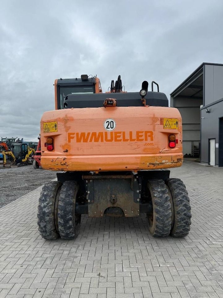 2013 Komatsu PW148-8 wheel excavator rear view