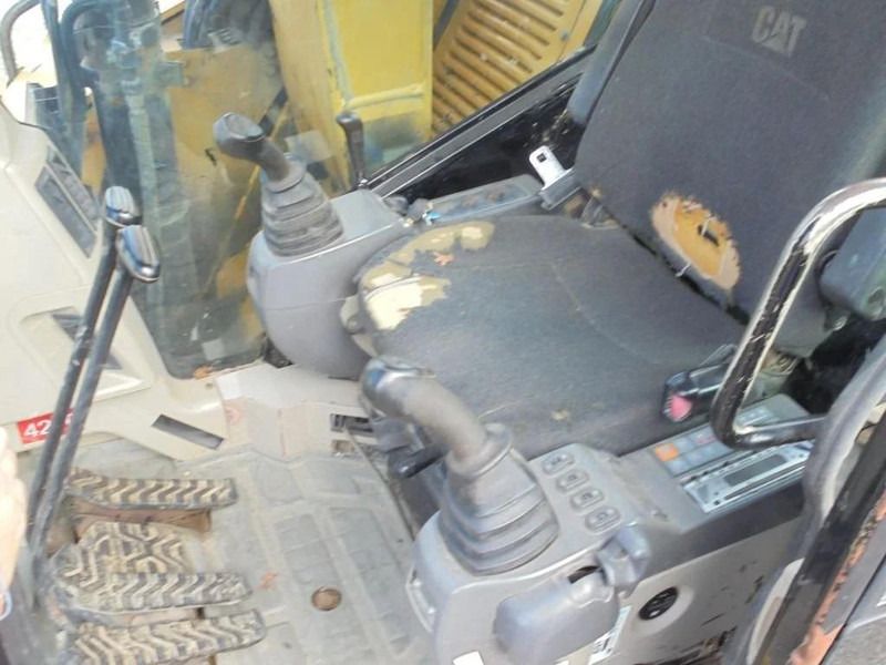 2008 Caterpillar 308C mini excavator operator station interior view 2008 Caterpillar 308C mini excavator operator station interior view
