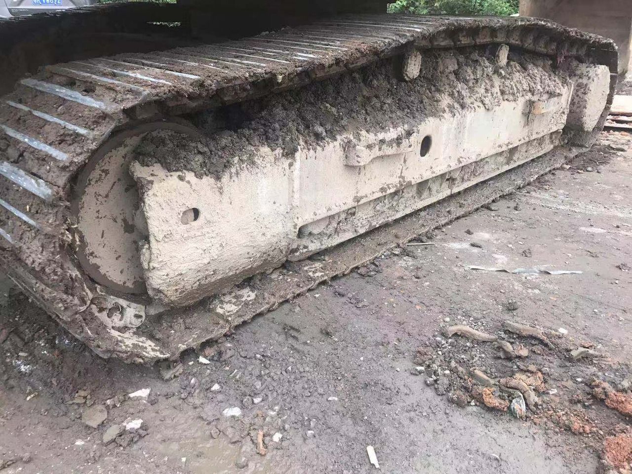 2017 Komatsu PC350-7 crawler excavator track assembly 2017 Komatsu PC350-7 crawler excavator track assembly