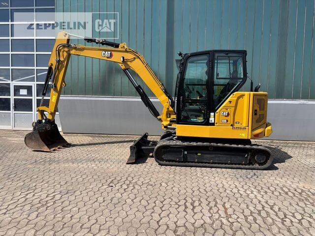 2021 Caterpillar 306CR-07A mini excavator, side view 2021 Caterpillar 306CR-07A mini excavator, side view