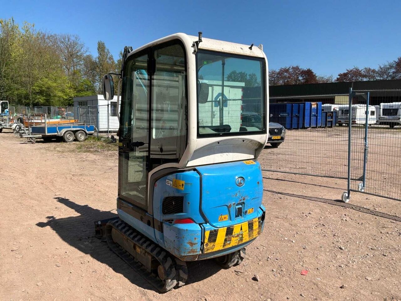 2014 Kubota KX016-4 mini excavator rear view