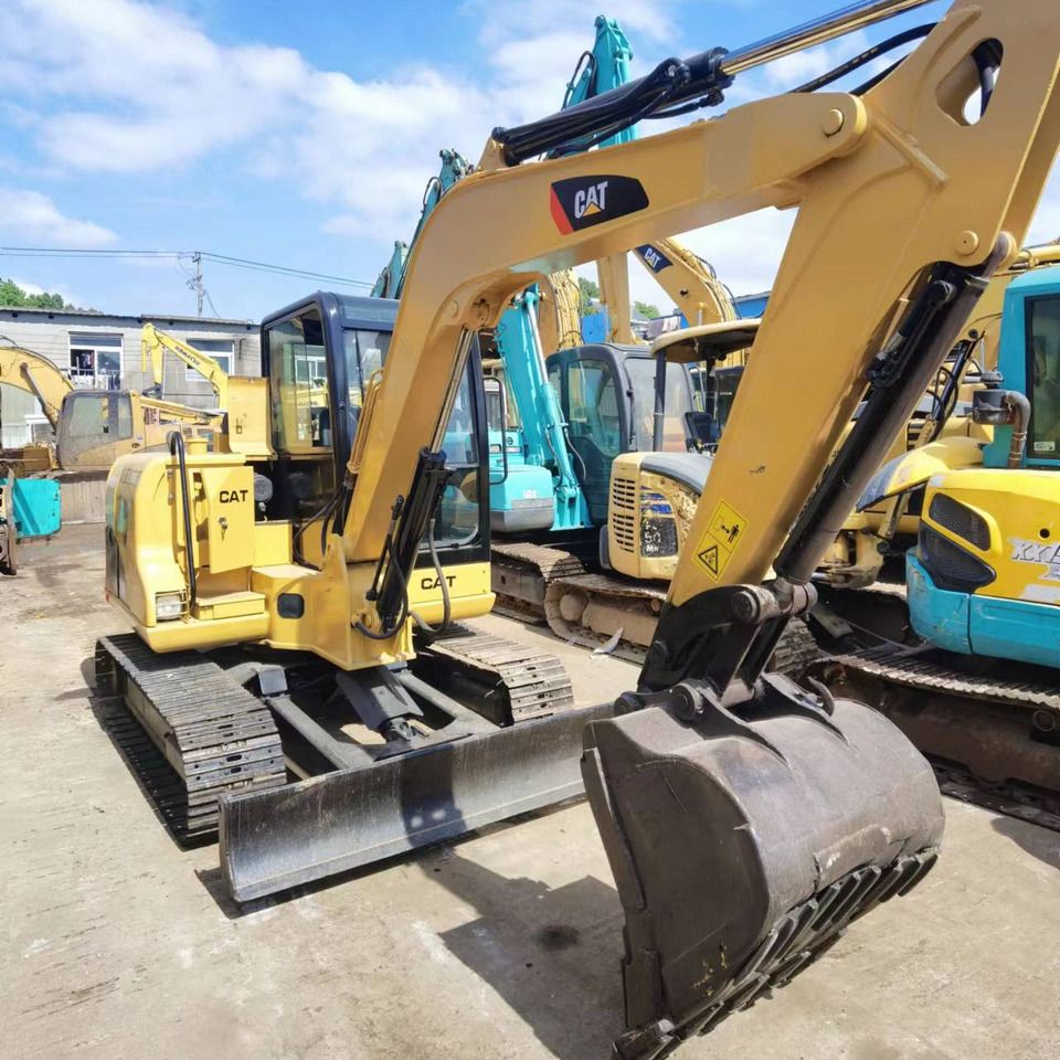 2016 Caterpillar 306E2 crawler excavator, front three-quarter view 2016 Caterpillar 306E2 crawler excavator, front three-quarter view