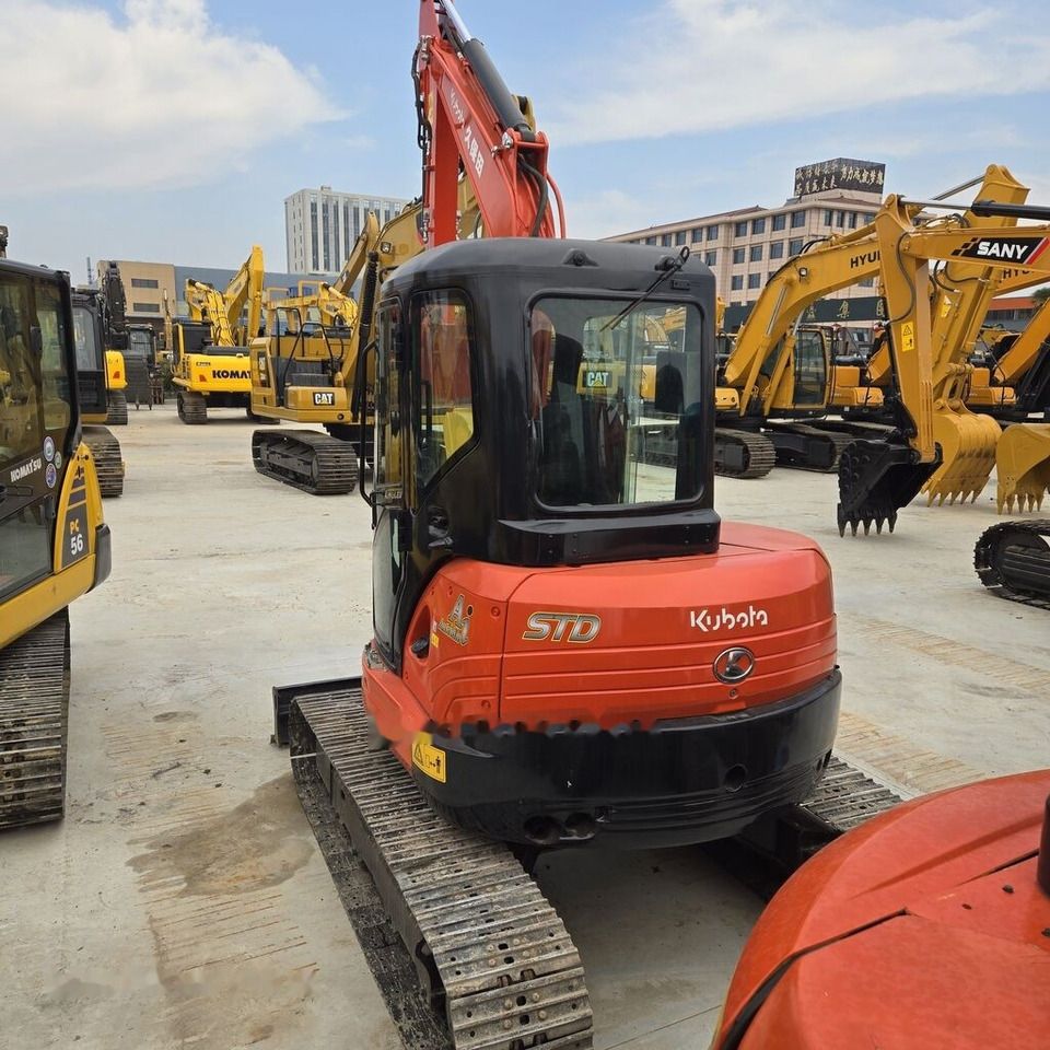 2022 Kubota KX155 mini excavator, rear three-quarter view 2022 Kubota KX155 mini excavator, rear three-quarter view