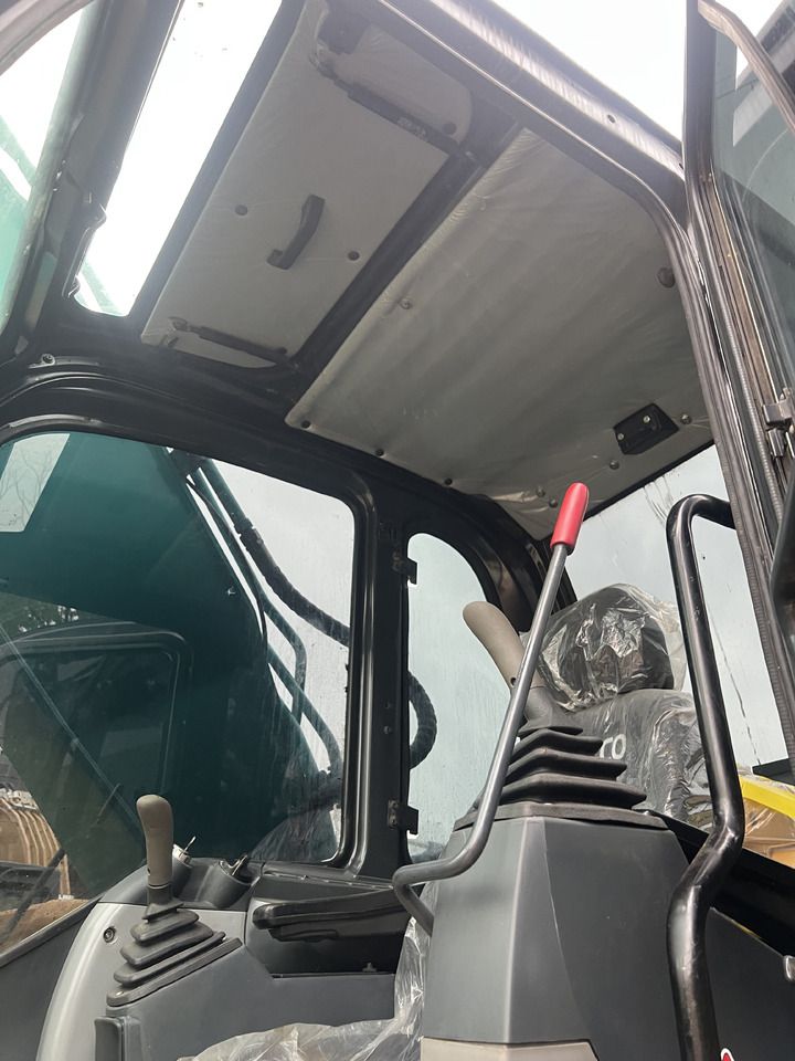 2024 Kobelco SK200-8 crawler excavator interior cab view 2024 Kobelco SK200-8 crawler excavator interior cab view