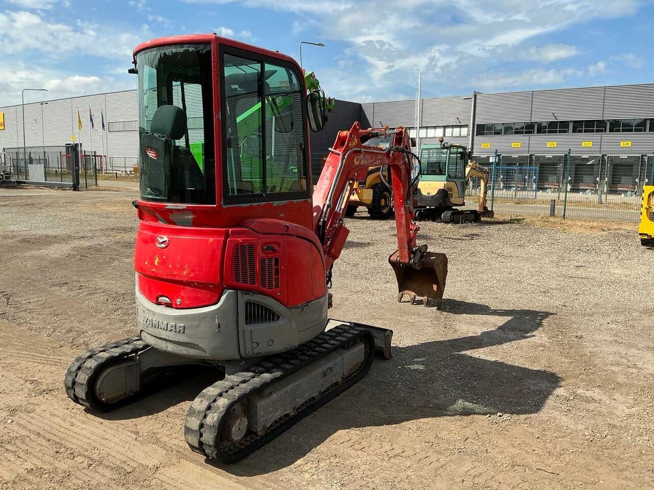 2013 Yanmar VIO 20-4 mini excavator, rear three-quarter view 2013 Yanmar VIO 20-4 mini excavator, rear three-quarter view