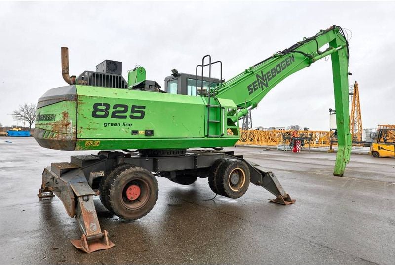 2006 Sennebogen 825 M material handler, rear three-quarter view