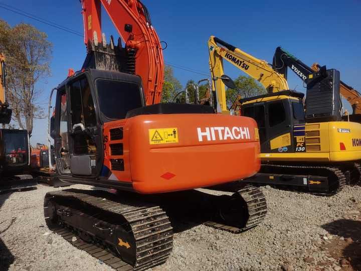 2020 Hitachi ZX120 crawler excavator rear three-quarter view