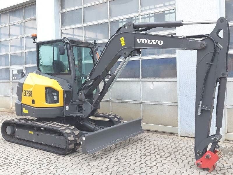 2023 Volvo ECR58F mini excavator, side view