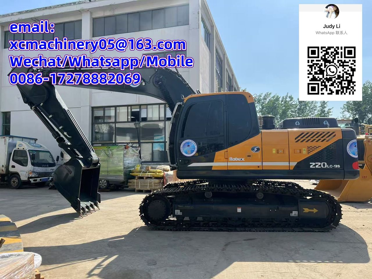 2024 Hyundai 220LC-9S crawler excavator side view 2024 Hyundai 220LC-9S crawler excavator side view
