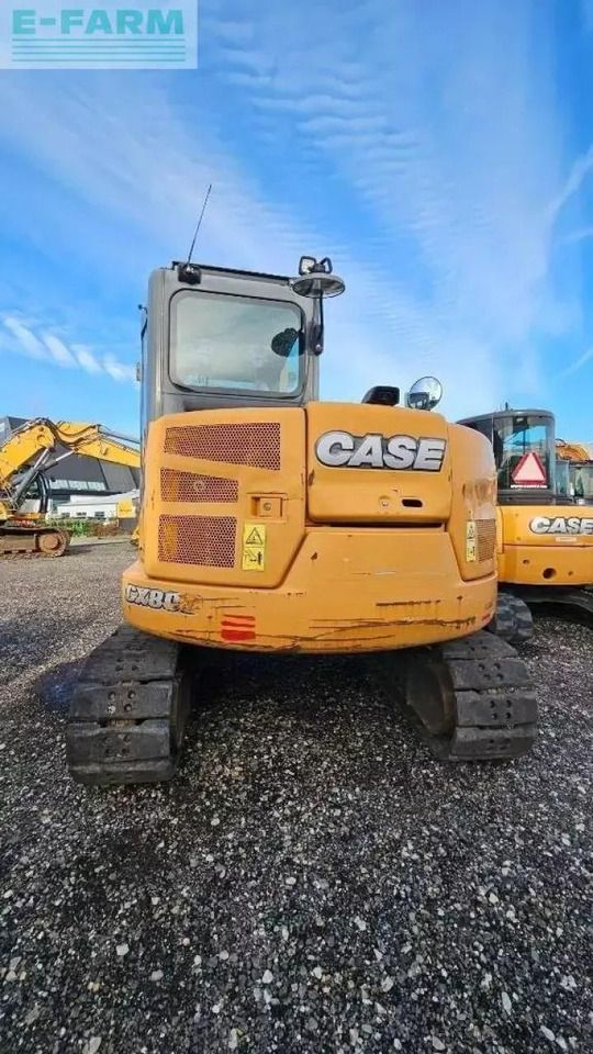 2014 CASE CX80C crawler excavator, rear view