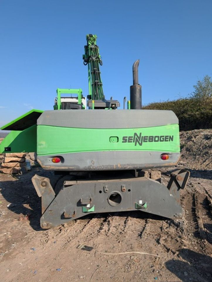 2012 Sennebogen 825 M GREEN LINE material handler, rear view 2012 Sennebogen 825 M GREEN LINE material handler, rear view