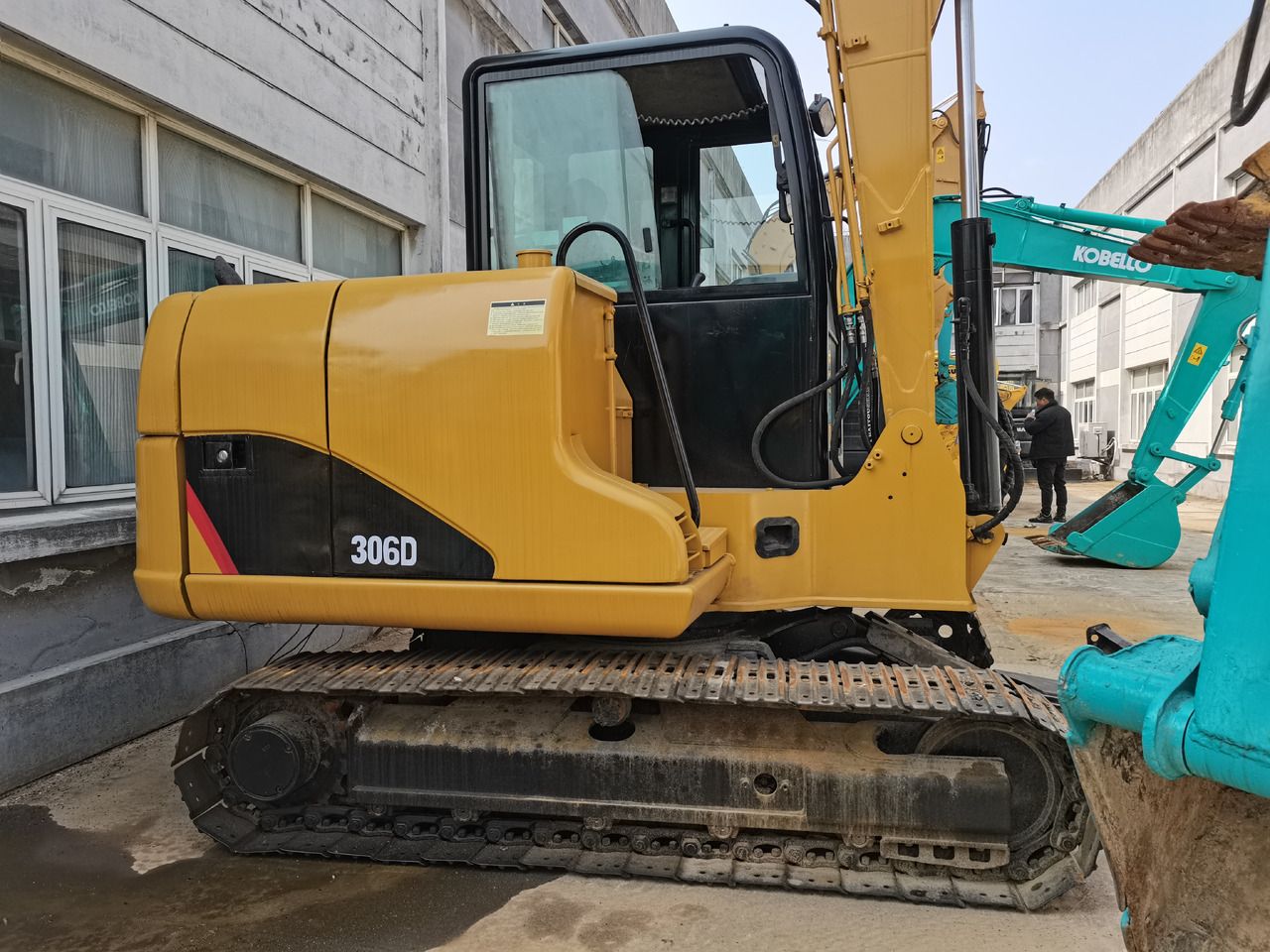 2013 Caterpillar 306D crawler excavator side view