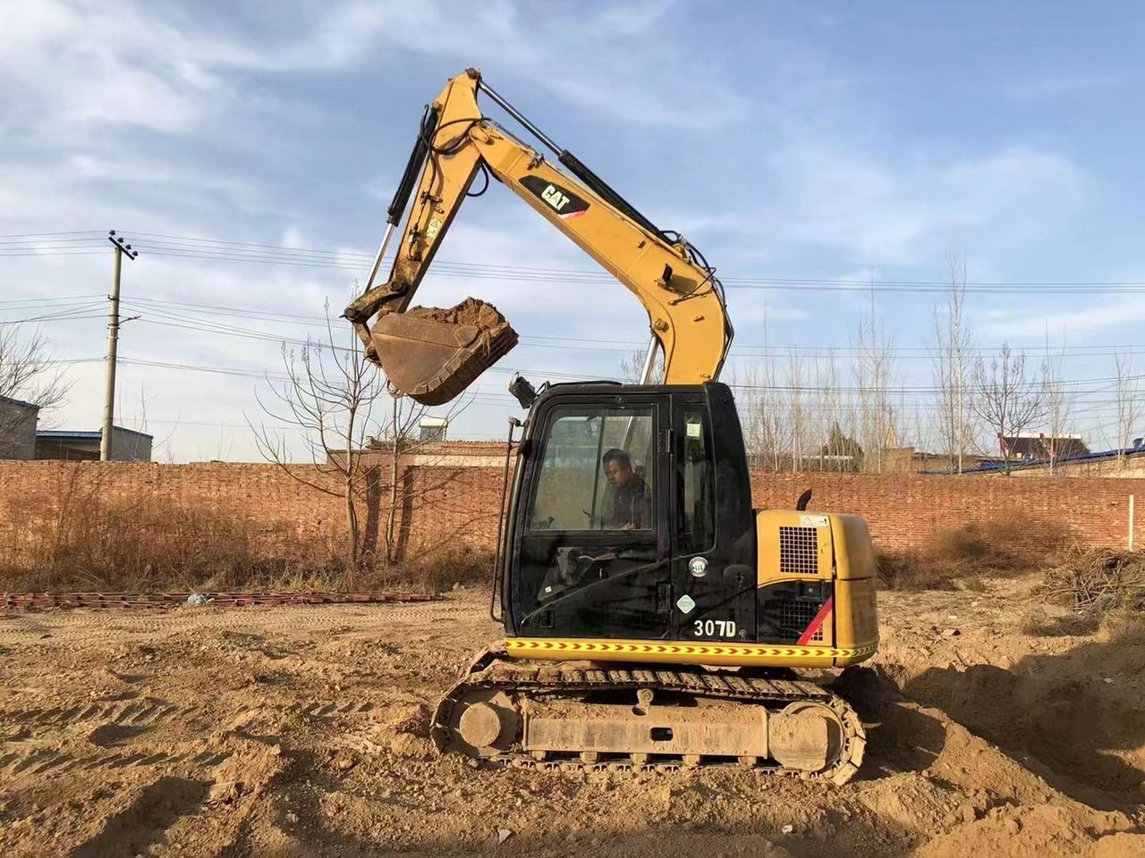 2024 Caterpillar 307D excavator, side profile view 2024 Caterpillar 307D excavator, side profile view