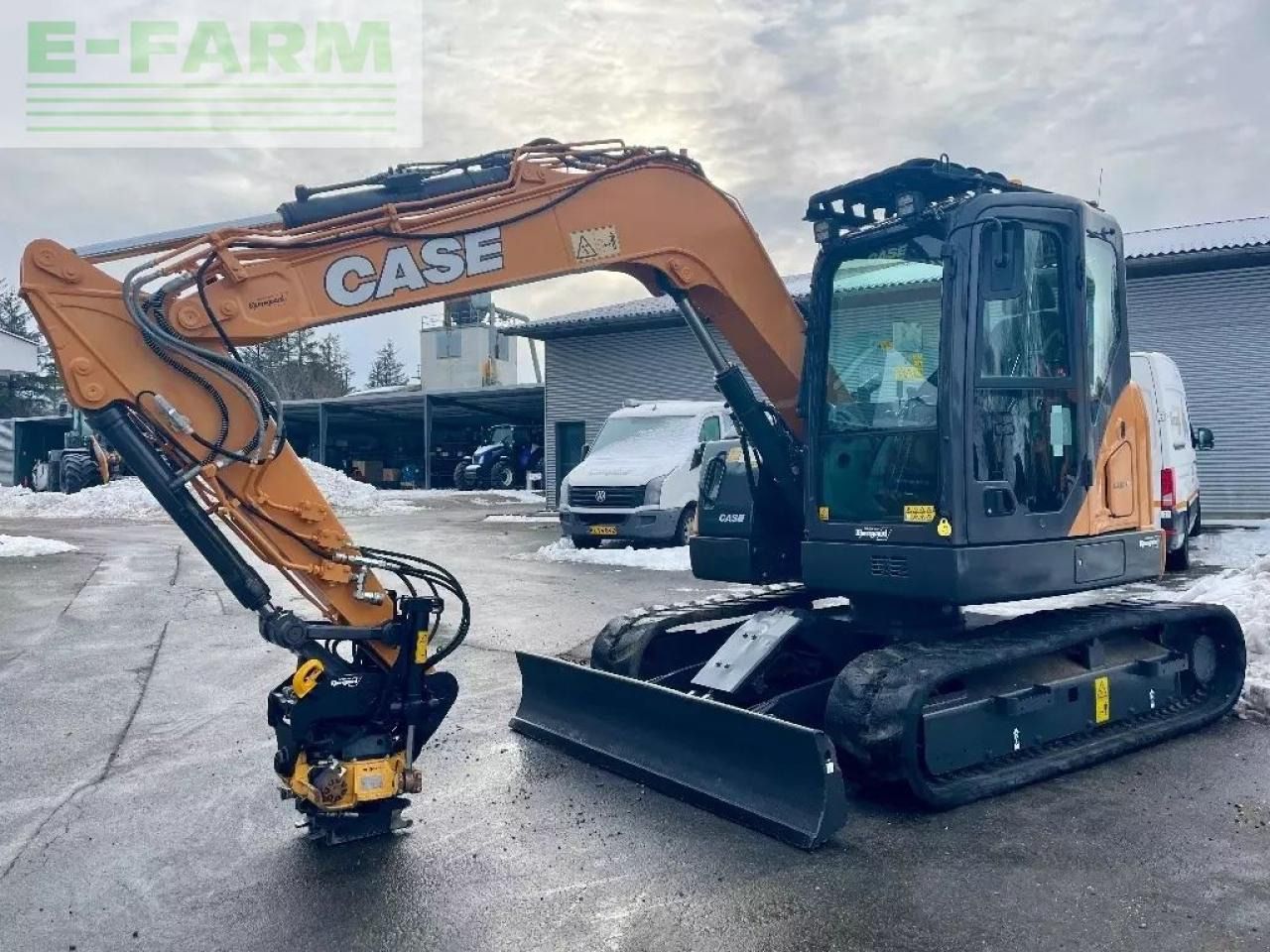 2019 CASE CX85D SR crawler excavator side view 2019 CASE CX85D SR crawler excavator side view