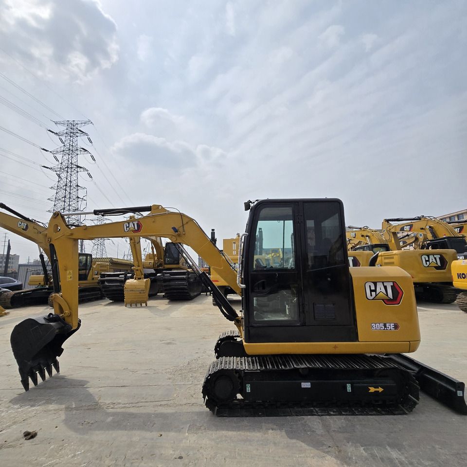 2023 Caterpillar 305.5E mini excavator, side view 2023 Caterpillar 305.5E mini excavator, side view