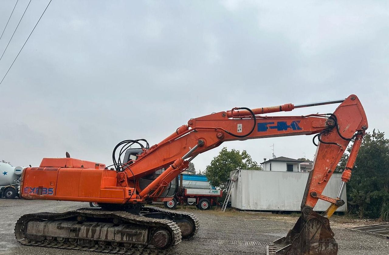 2003 Kobelco EX 285 crawler excavator, side view 2003 Kobelco EX 285 crawler excavator, side view