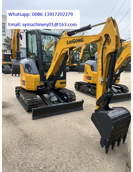 2025 LiuGong 9027FZTS mini excavator, front three-quarter view